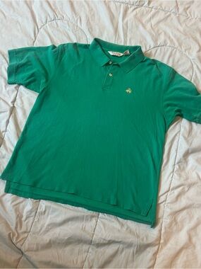 Brooks Brothers Green Golden Fleece Cotton Polo